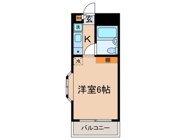 シーモス武蔵新城の物件間取画像